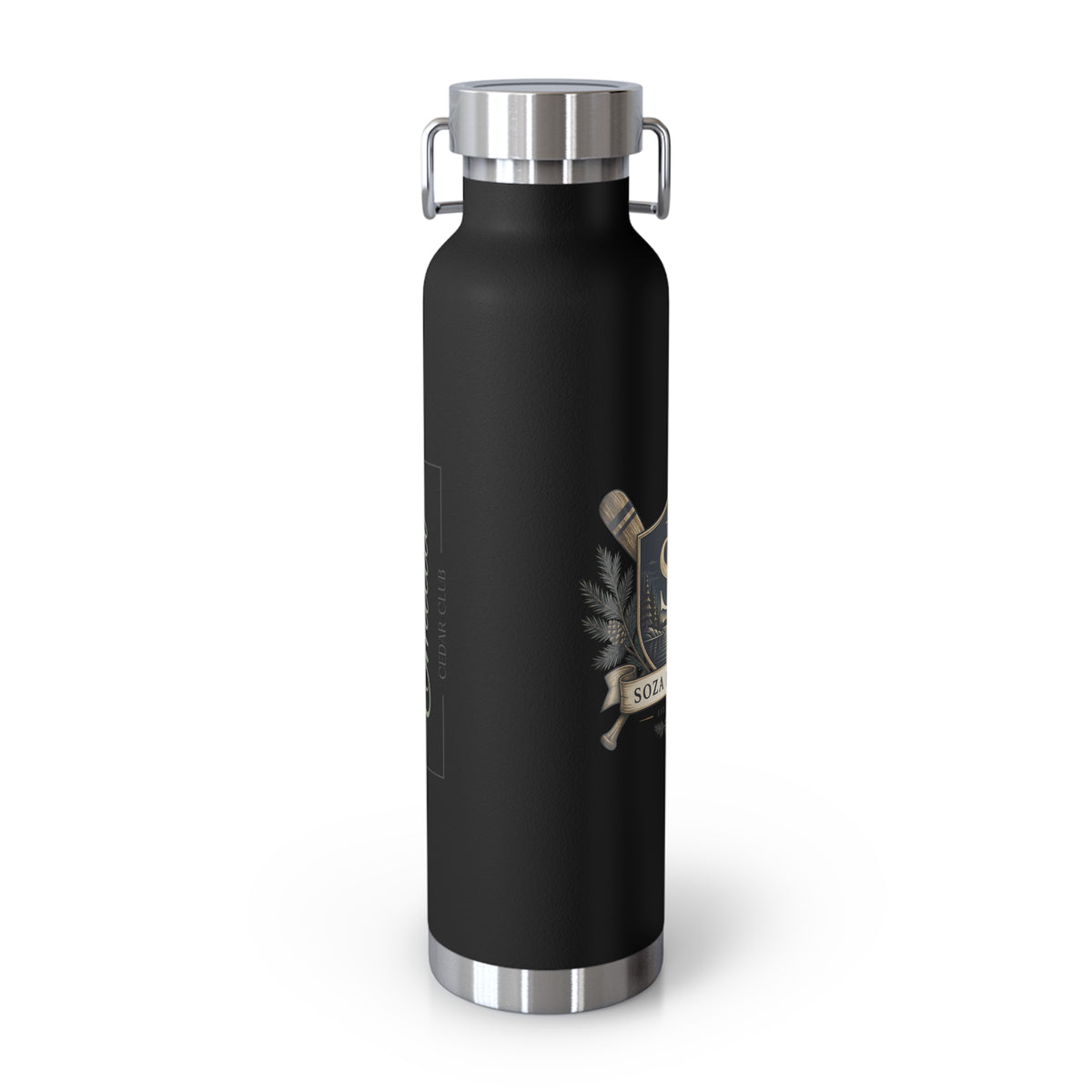Copper Vacuum Insulated Bottle, 22oz - Family Crest