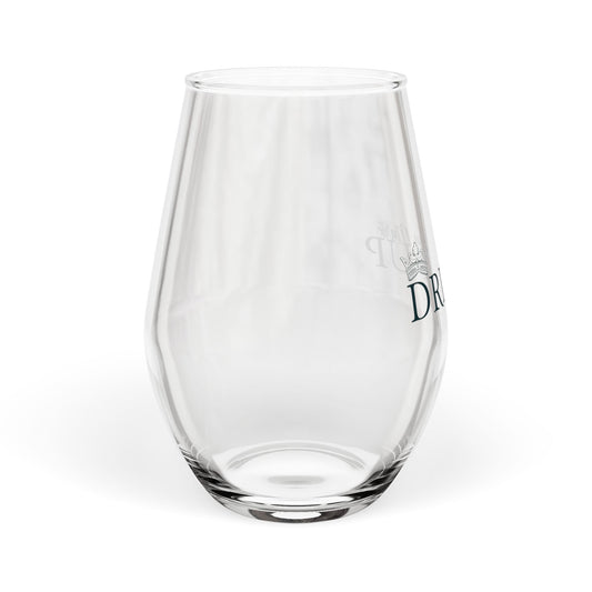 Crown Stemless Wine Glass