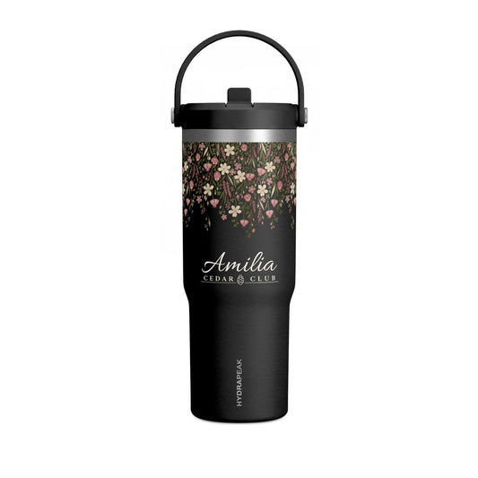 Floral Nomad Tumbler 32oz — Personalized Insulated Travel Tumbler