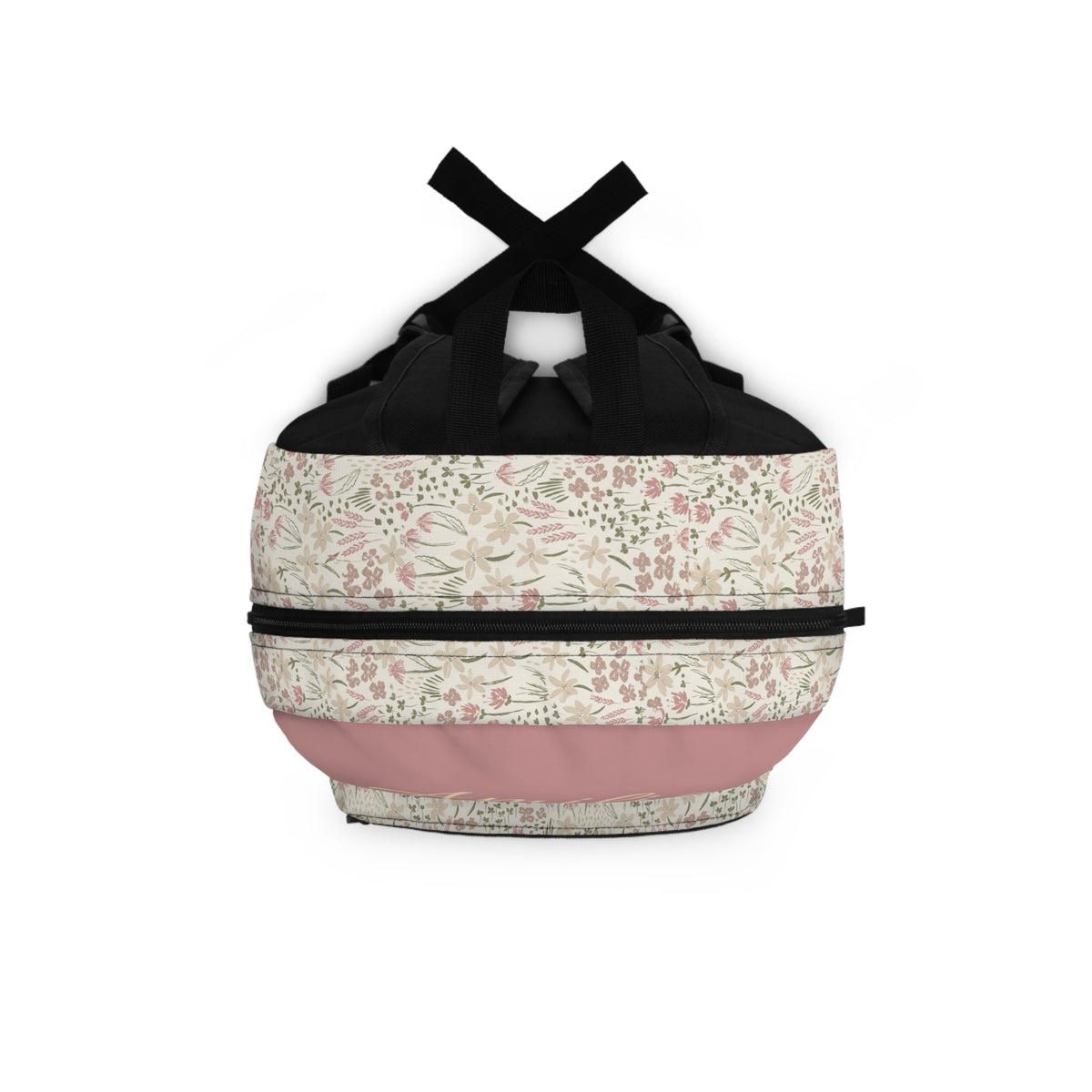 Floral Pink Backpack — Casual School & Daypack