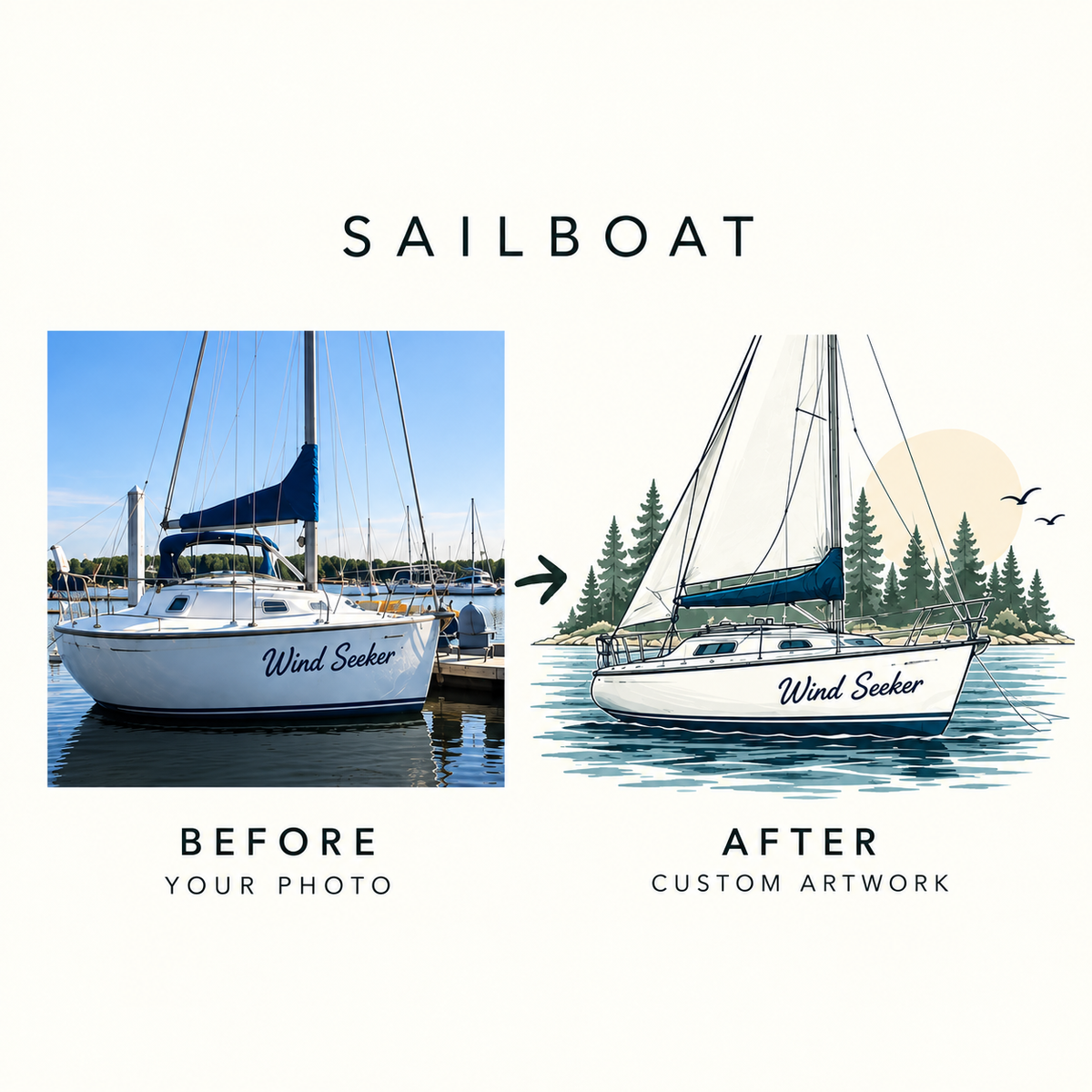 Custom Boat Artwork