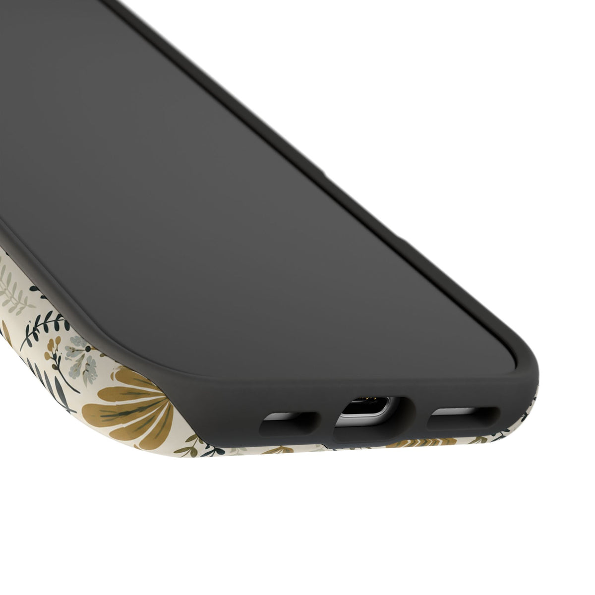 Personalized Floral Magnetic Phone Case — Impact-Resistant Protective Cover (Name Option)