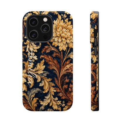 Floral Baroque Magnetic Impact-Resistant Phone Case