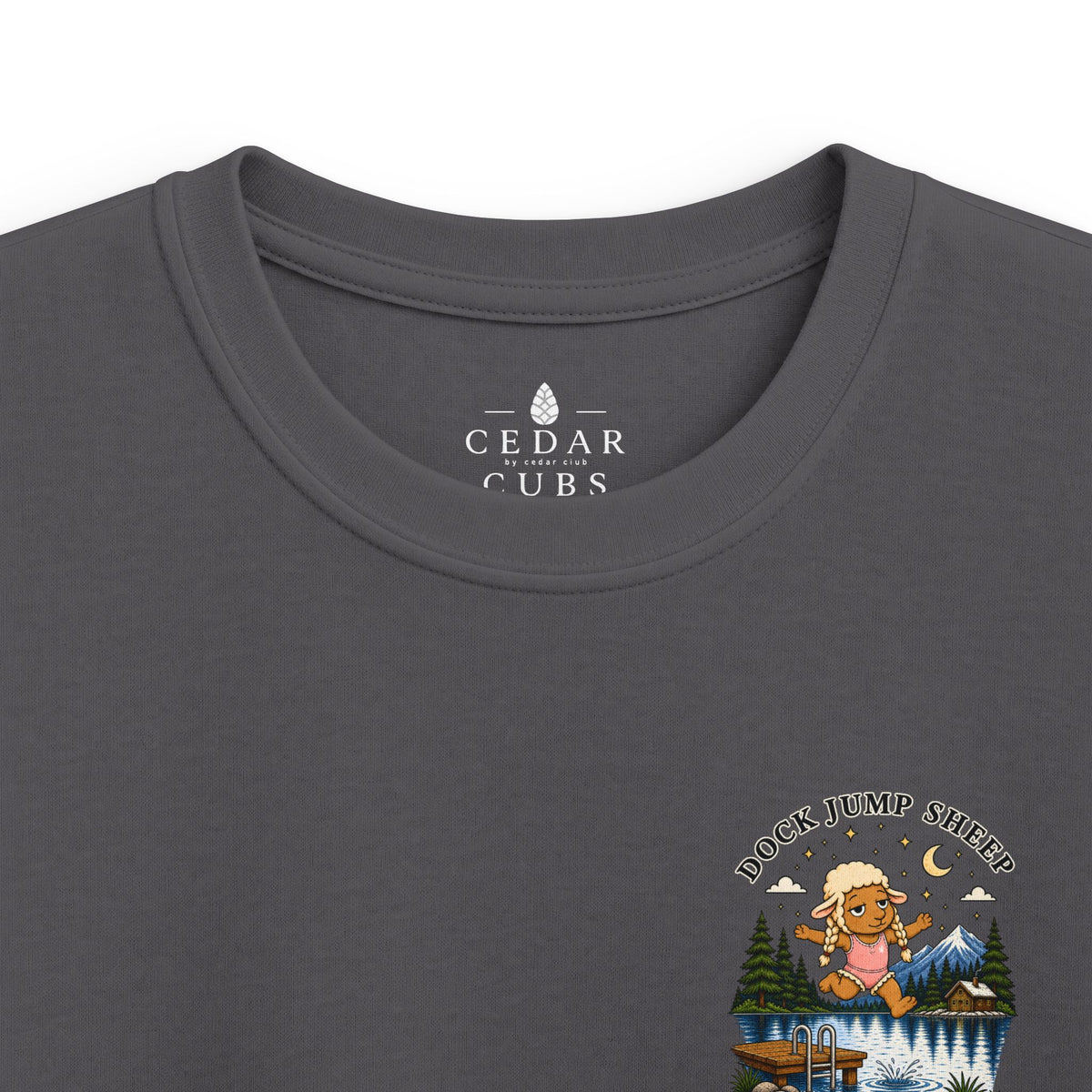 Dock Jump Sheep Kids T-shirt
