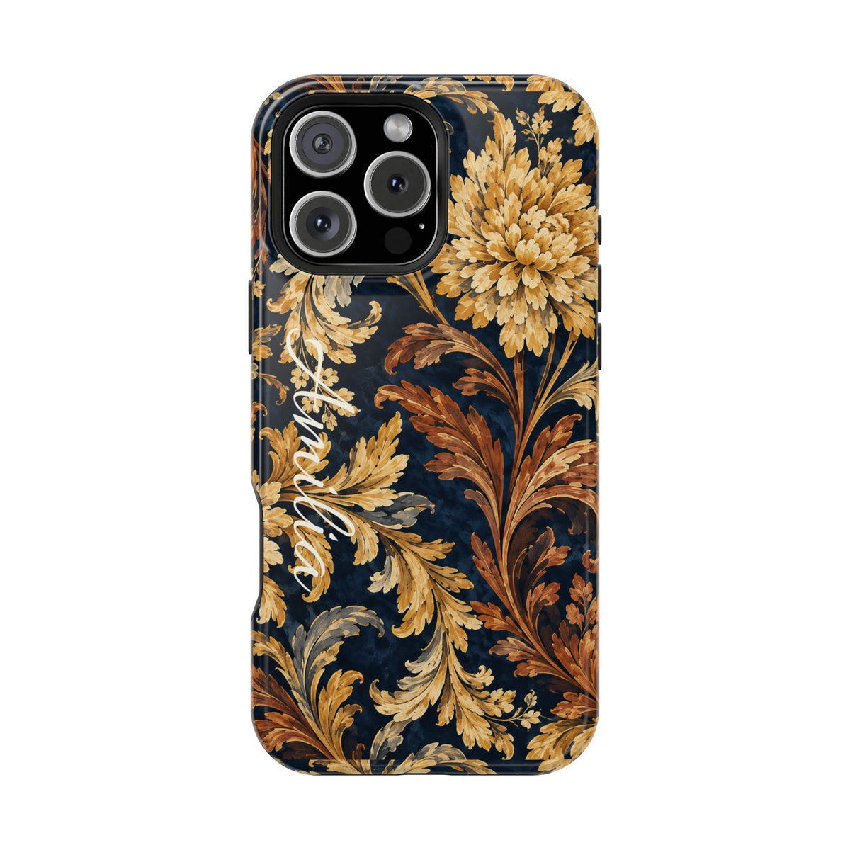 Floral Baroque Magnetic Impact-Resistant Phone Case
