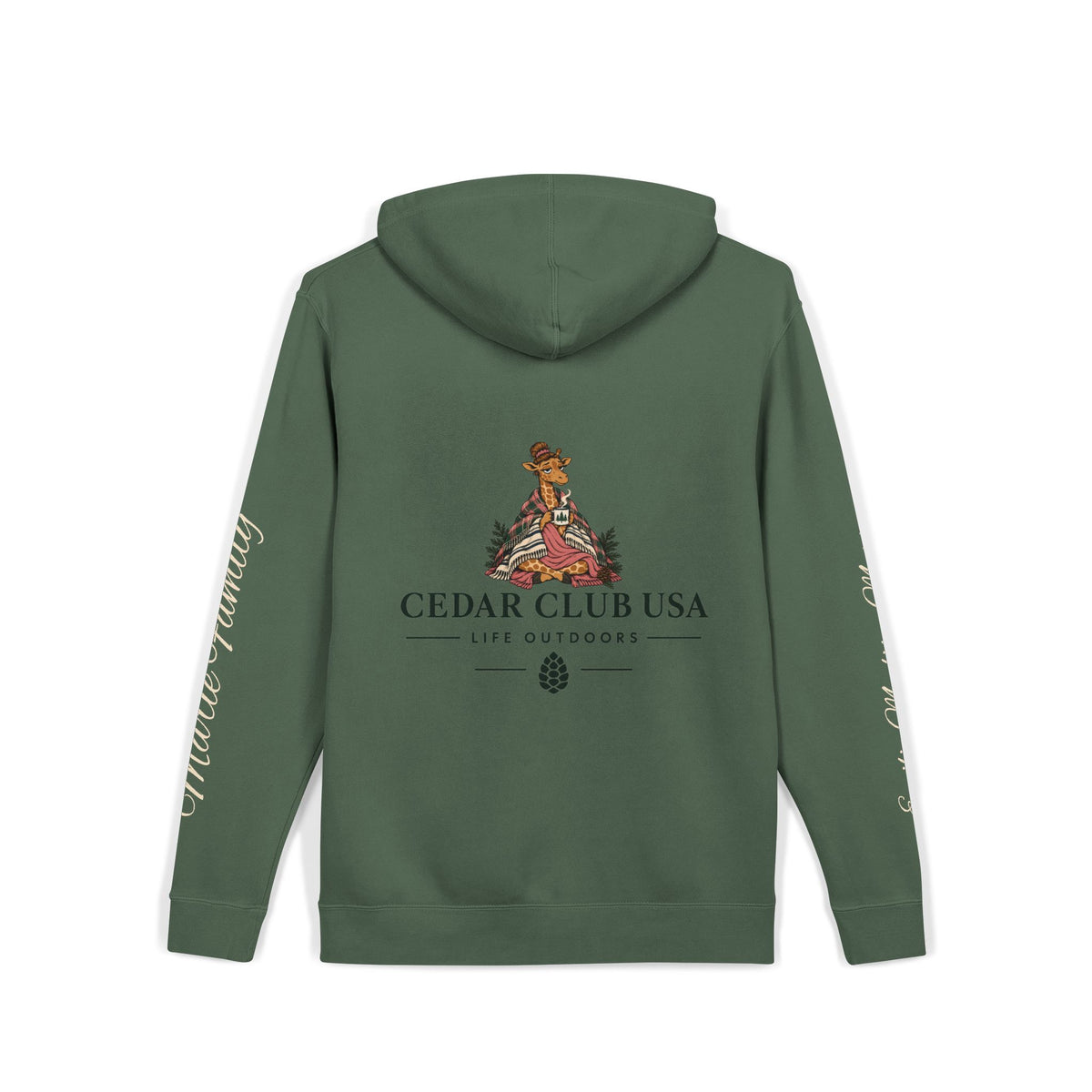 Cedar Club Hoodie — 'Outdoor Expert' Pigment-Dyed Outdoor Pullover