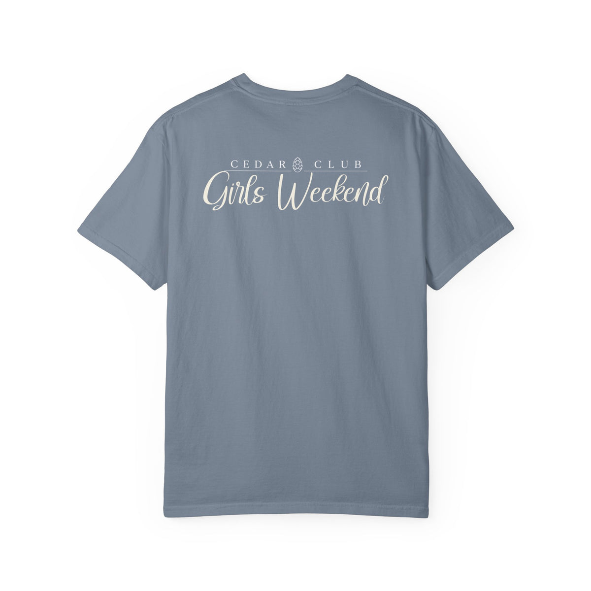 Blue Stripe Crest Graphic T-Shirt
