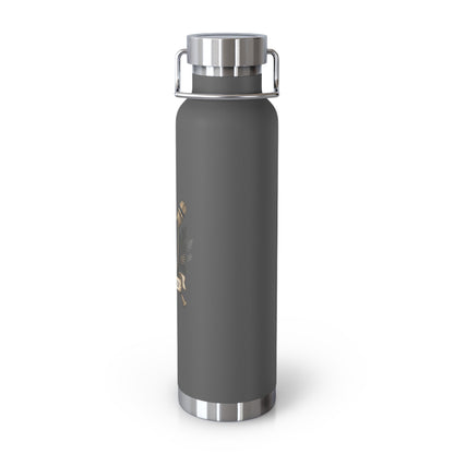 Copper Vacuum Insulated Bottle, 22oz - Family Crest