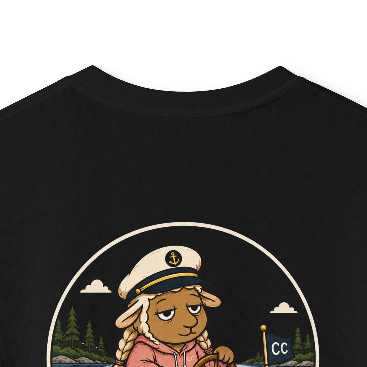Boat Captain Sheep Kids T-shirt