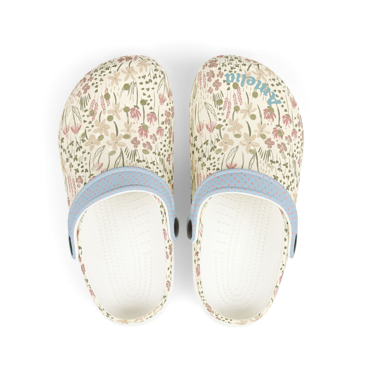 Kids’ Floral Garden Foam Clogs