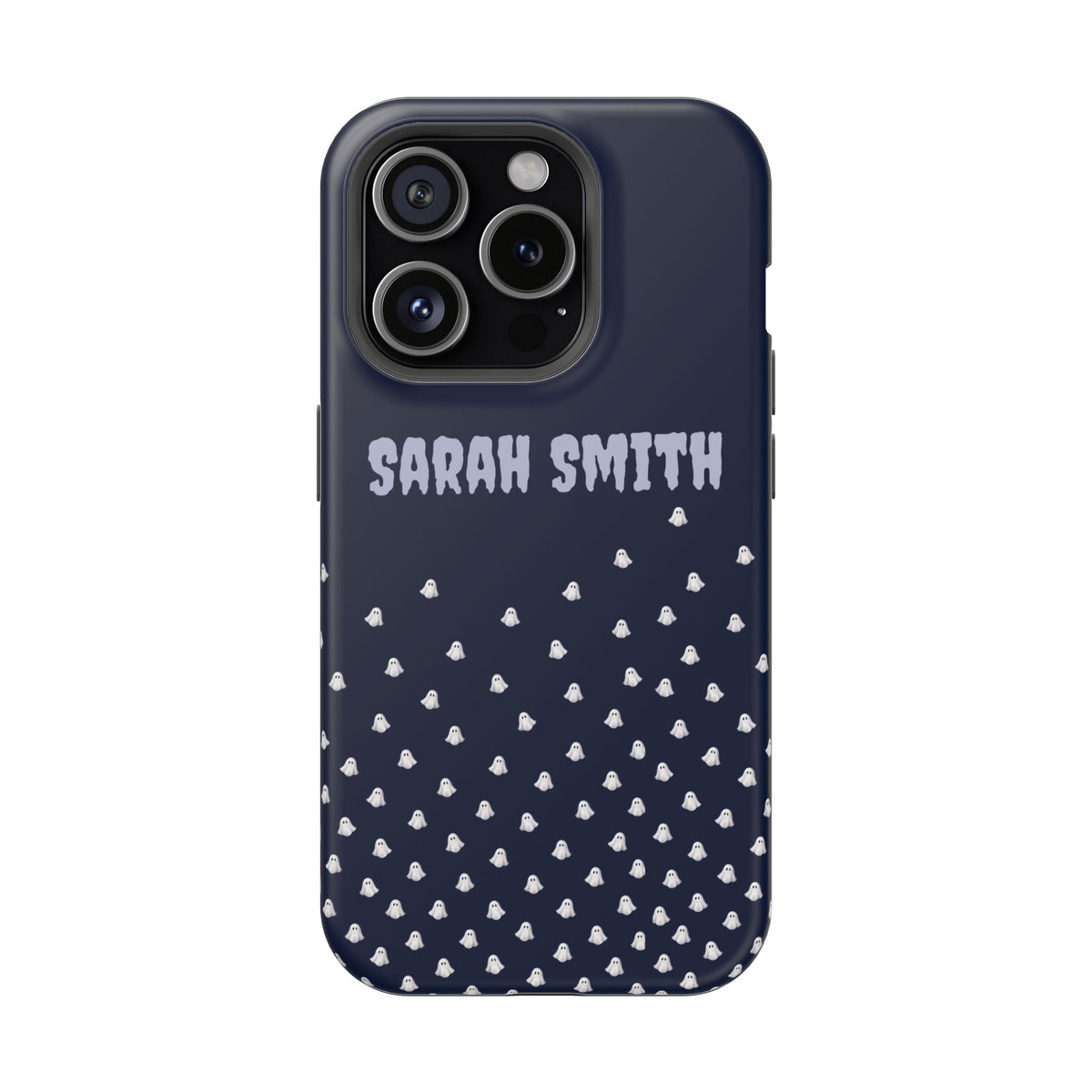 Halloween Ghost Magnetic Impact Phone Case — Custom Name