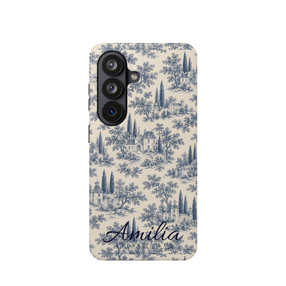 Personalized Toile Magnetic Phone Case — Impact‑Resistant, MagSafe Compatible