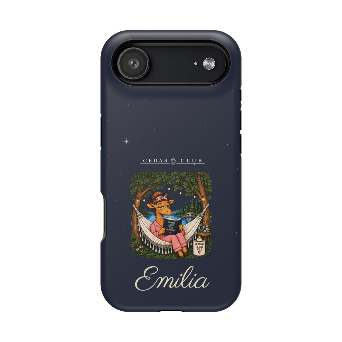Personalized Resting Beach Face Phone Case — Magnetic Impact-Resistant