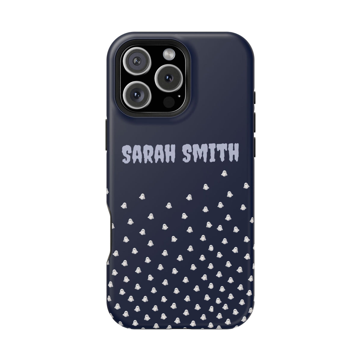 Halloween Ghost Magnetic Impact Phone Case — Custom Name