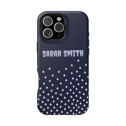 Halloween Ghost Magnetic Impact Phone Case — Custom Name