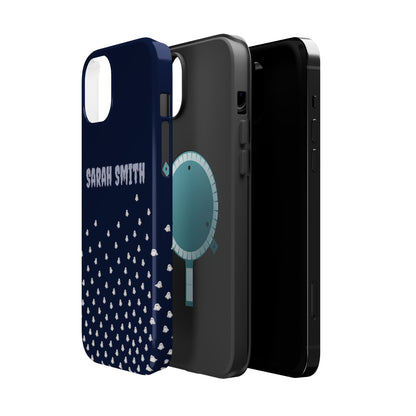 Halloween Ghost Magnetic Impact Phone Case — Custom Name