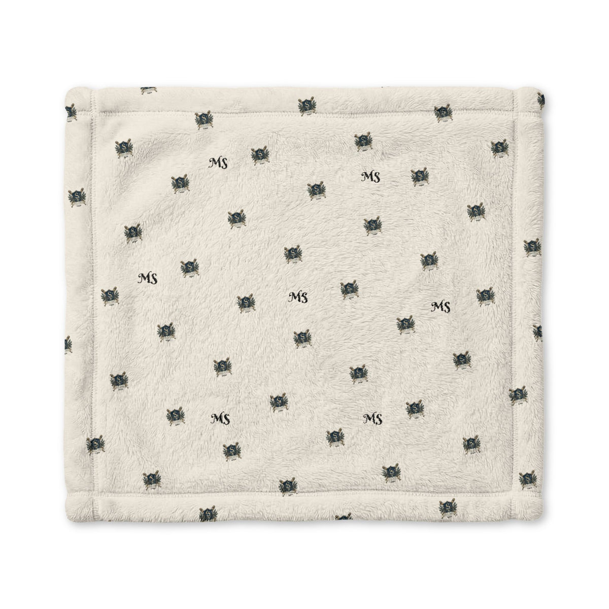 Minky Baby Lovey Blanket - Customizable Image and Family Initials