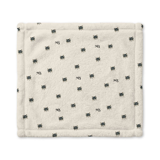 Minky Baby Lovey Blanket - Customizable Image and Family Initials