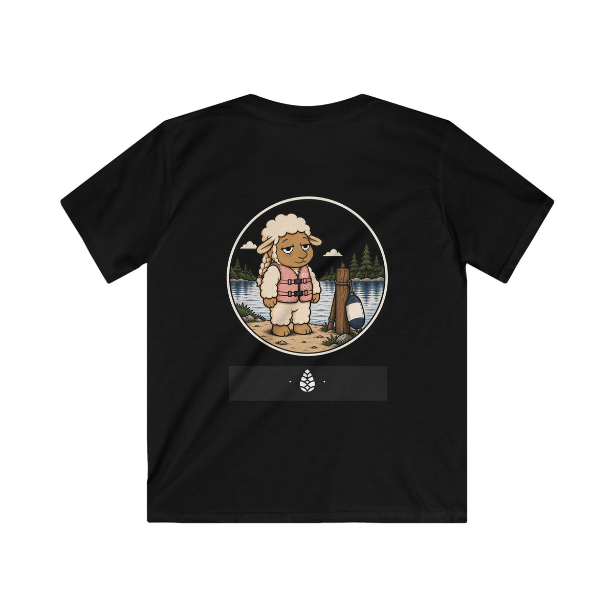 Life Jacket Sheep Kids T-shirt