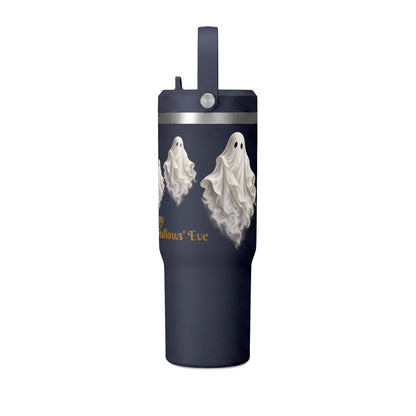 Halloween Ghost Haunted House 32oz Travel Tumbler
