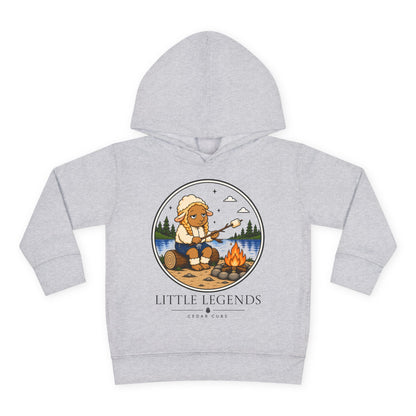 Toddler Hoodie — 'Little Legends' Campfire Design | Cedar Cubs Personalized Pullover