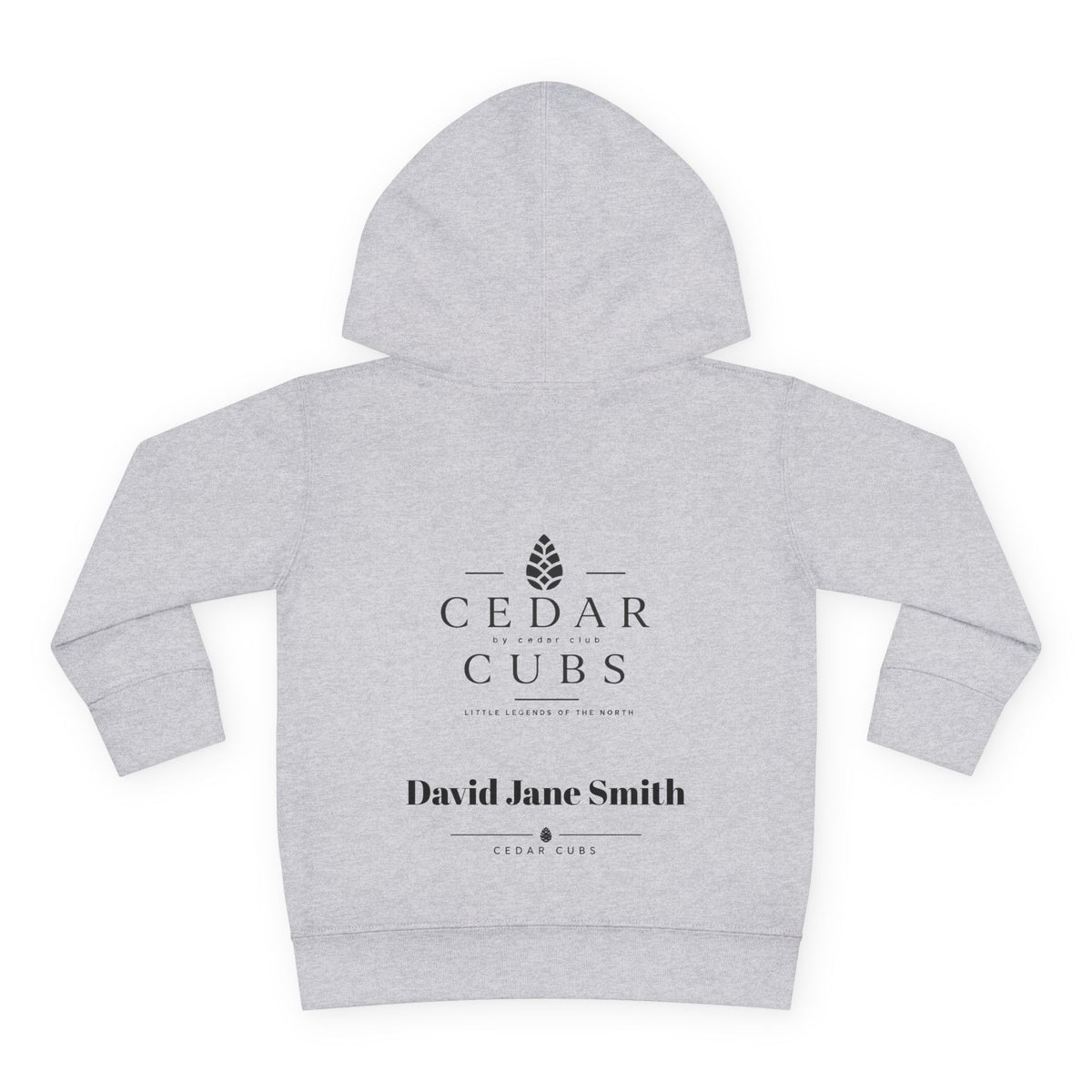 Toddler Hoodie — 'Little Legends' Snow Fort Design | Personalized Pullover