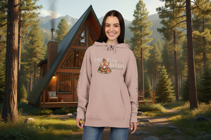Cedar Club USA Hoodie — 'One With Nature' Pigment-Dyed Outdoor Pullover