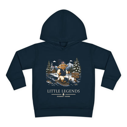 Toddler Hoodie — 'Little Legends' Snow Shoe Design | Personalized Pullover