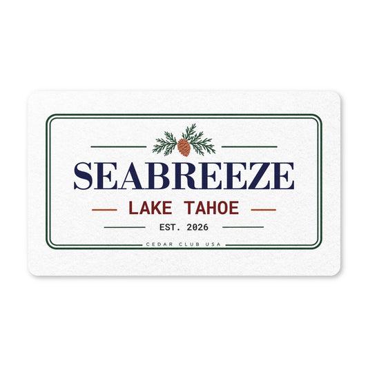 Personalized Doormat — CABIN Welcome Mat