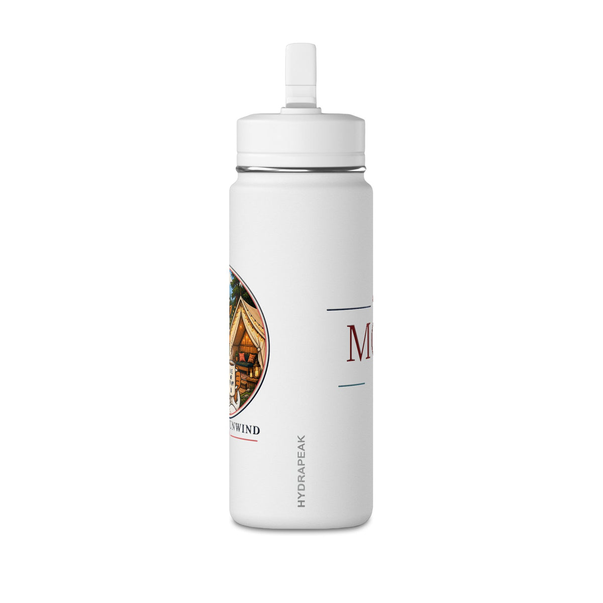 Glamp & Unwind 20oz Water Bottle — Insulated Mini Bottle