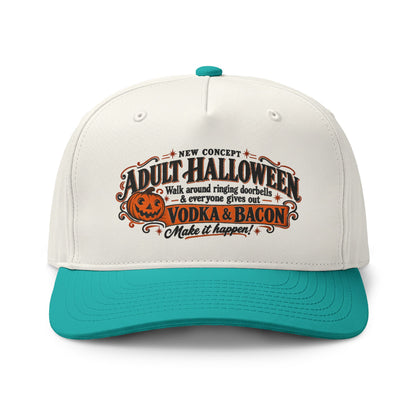 Adult Halloween Vodka & Bacon Two-Tone Cap