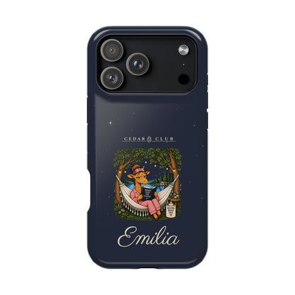 Personalized Resting Beach Face Phone Case — Magnetic Impact-Resistant