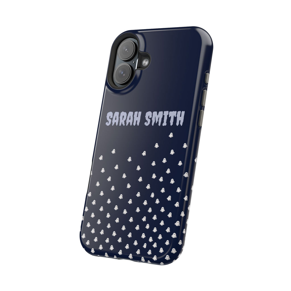 Halloween Ghost Magnetic Impact Phone Case — Custom Name