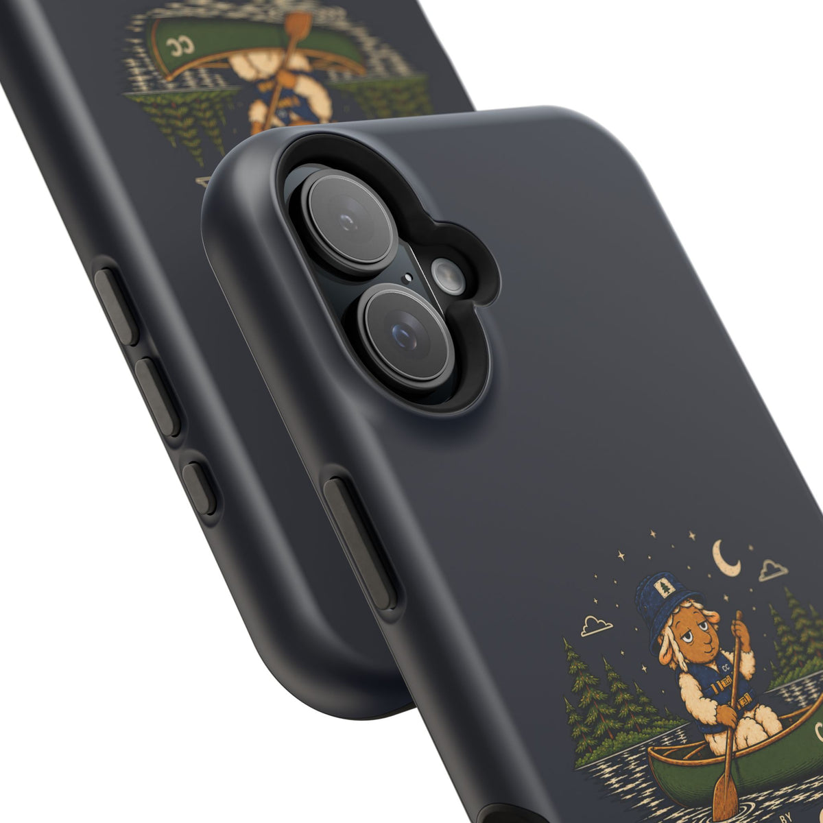 Personalized Canoeing Sheep Phone Case — Magnetic Impact-Resistant