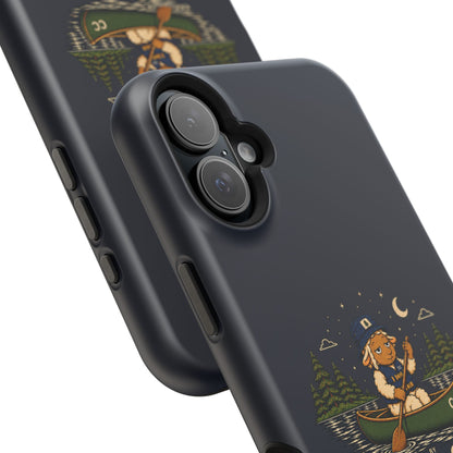 Personalized Canoeing Sheep Phone Case — Magnetic Impact-Resistant