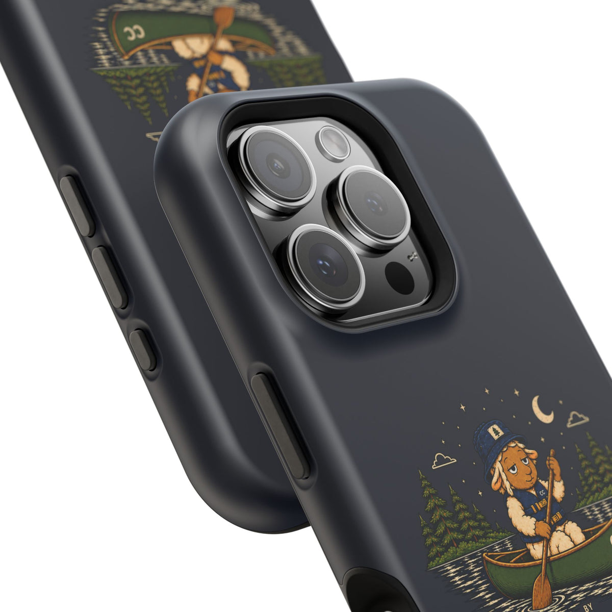 Personalized Canoeing Sheep Phone Case — Magnetic Impact-Resistant