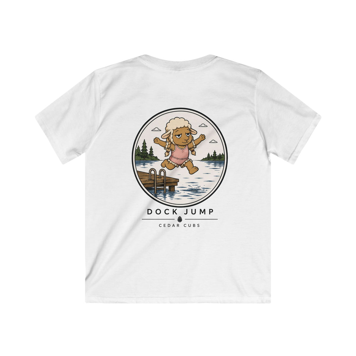 Dock Jump Sheep Kids T-shirt