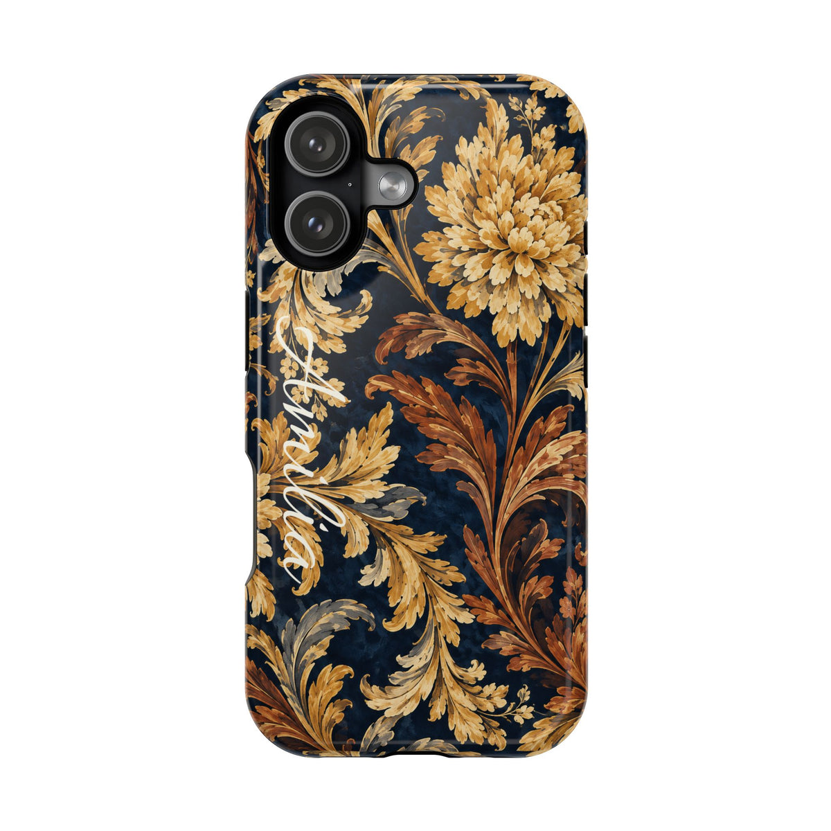 Floral Baroque Magnetic Impact-Resistant Phone Case