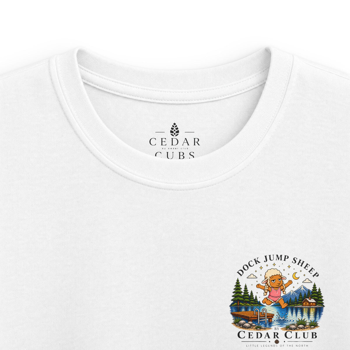 Dock Jump Sheep Kids T-shirt