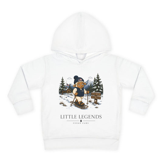 Toddler Hoodie — 'Little Legends' Snow Shoe Design | Personalized Pullover