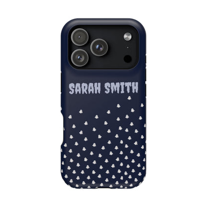Halloween Ghost Magnetic Impact Phone Case — Custom Name