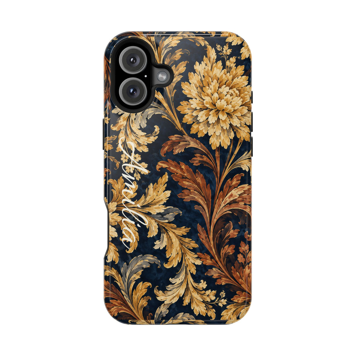 Floral Baroque Magnetic Impact-Resistant Phone Case