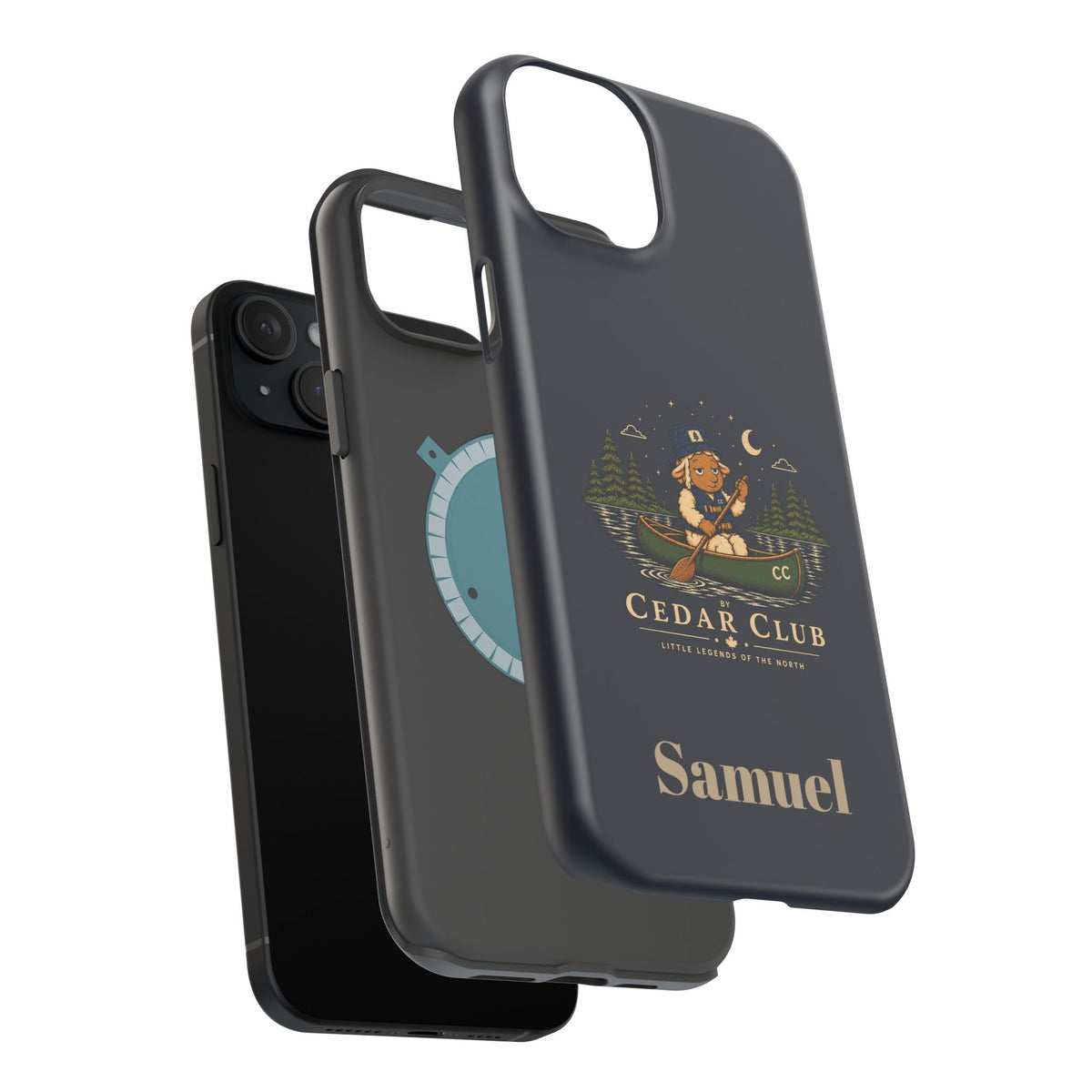 Personalized Canoeing Sheep Phone Case — Magnetic Impact-Resistant