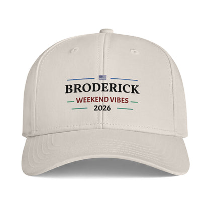"Weekend Vibes" Embroidered Cap