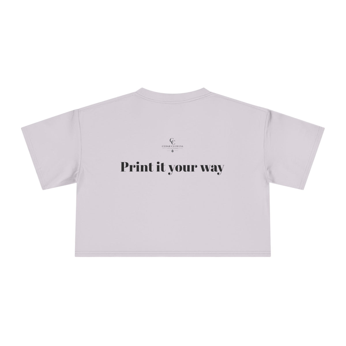 Personalized Crop Tee