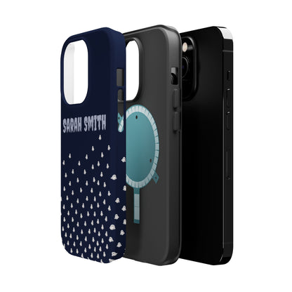 Halloween Ghost Magnetic Impact Phone Case — Custom Name