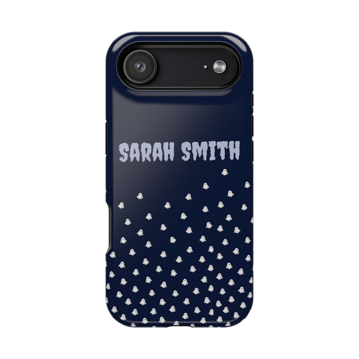Halloween Ghost Magnetic Impact Phone Case — Custom Name
