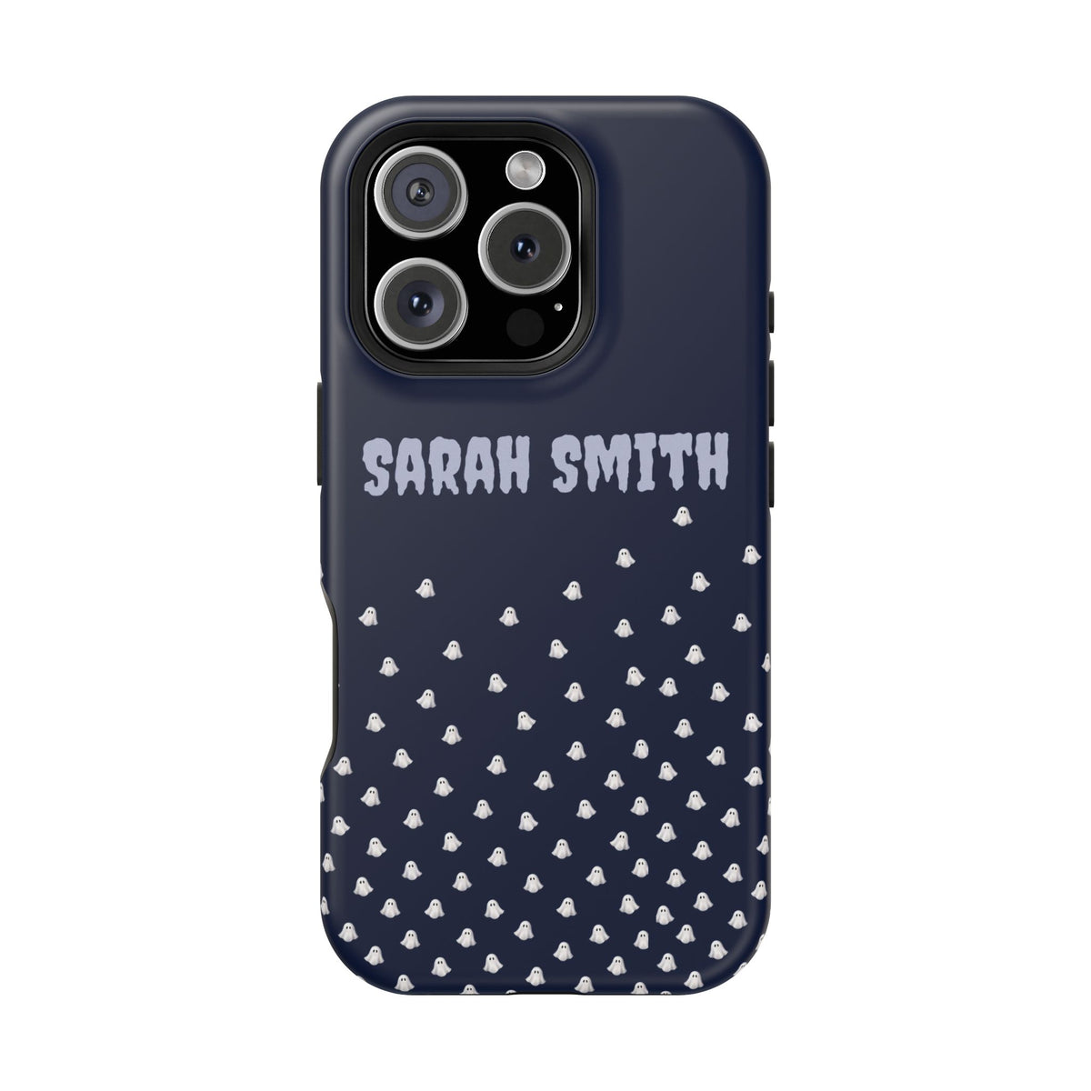 Halloween Ghost Magnetic Impact Phone Case — Custom Name