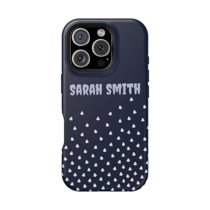 Halloween Ghost Magnetic Impact Phone Case — Custom Name