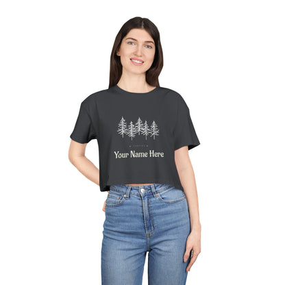 Personalized Crop Tee